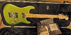 Charvel San Dimas Lime Green Metallic incl Charvel /SKB case